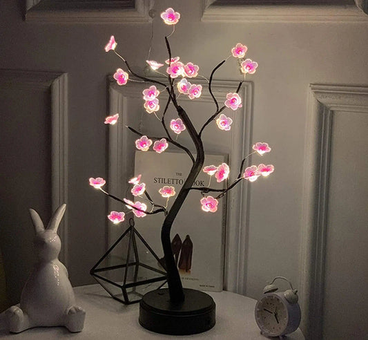 Cherry Blossom Bonsai LED Lamp