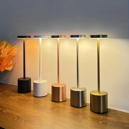 Rechargeable Metal Touch Desk Lamp