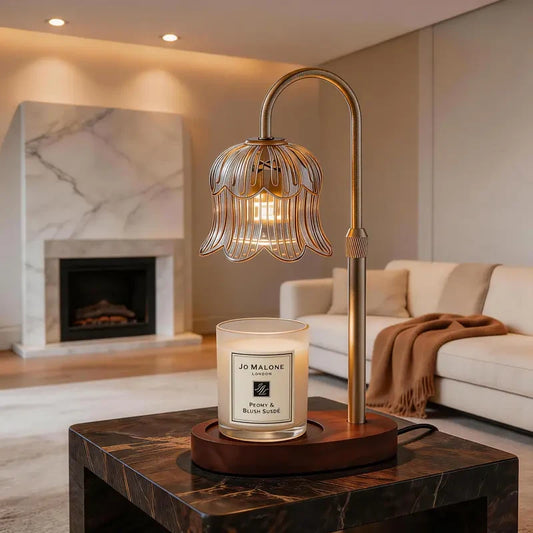 Flower Shaped Candle Warmer Lamp
